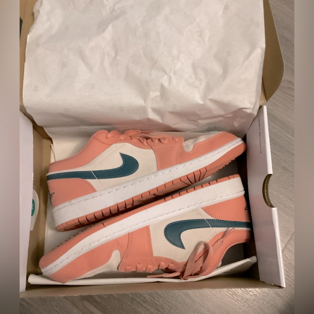 Women’s Air Jordan 1 Low - Light Madder Root/Dark Teal Green